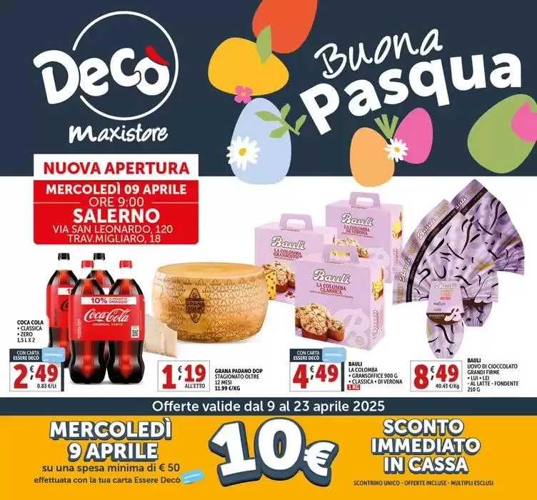 Nuova apertura Salerno da 9 aprile a 23 aprile di 2025 - Pagina del volantino 1