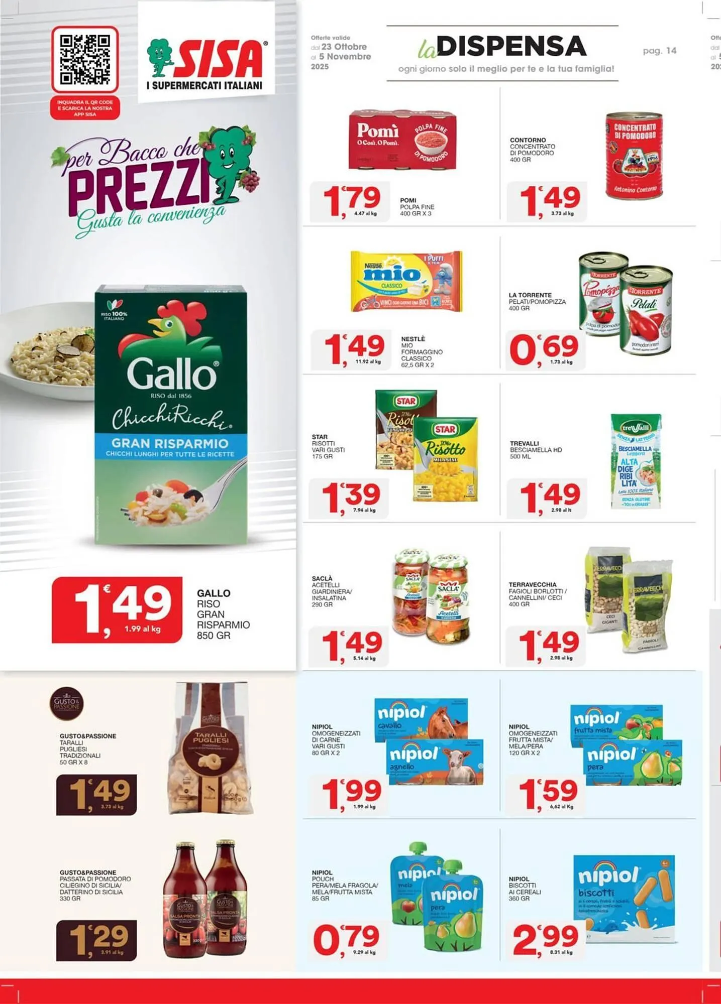 Volantino Sisa da 23 ottobre a 5 novembre di 2025 - Pagina del volantino 14