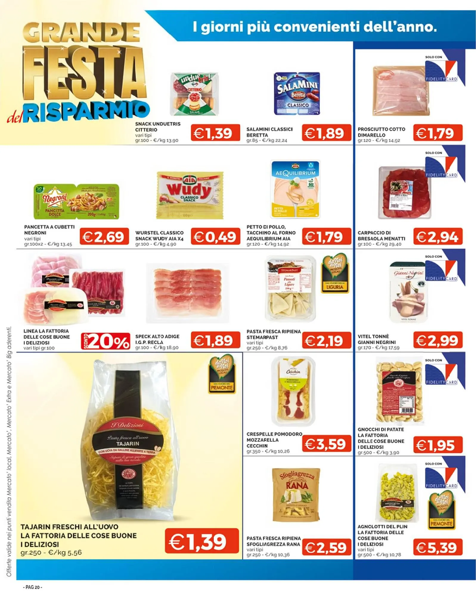 Volantino Mercatò Extra da 29 febbraio a 10 marzo di 2024 - Pagina del volantino 20