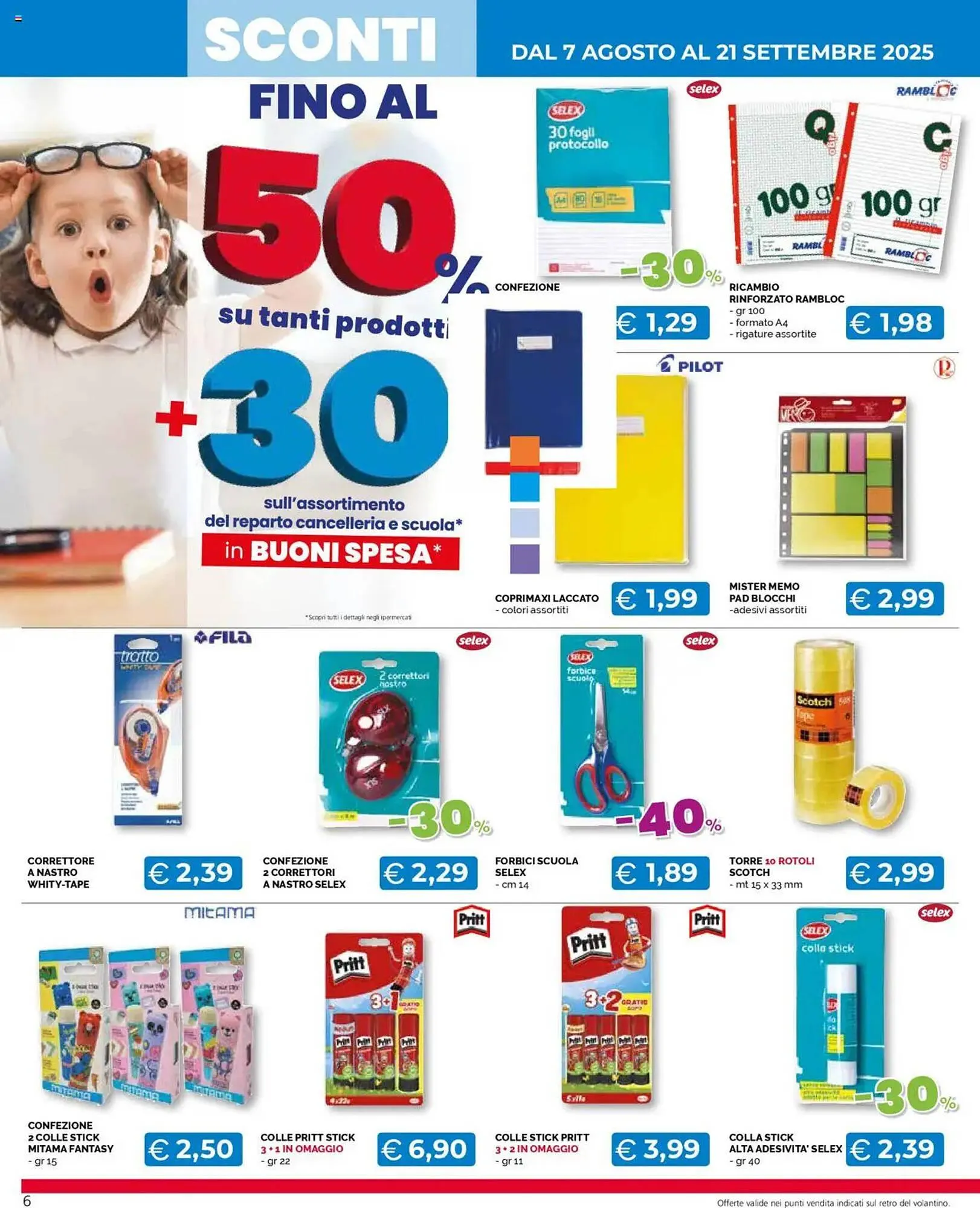 Volantino Mercatò Big da 7 agosto a 21 settembre di 2025 - Pagina del volantino 6