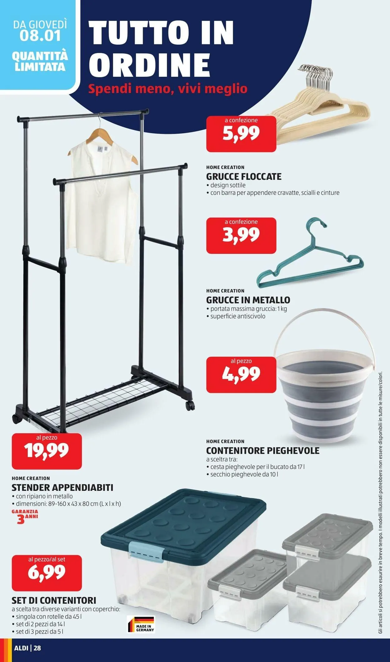 Aldi Volantino attuale da 5 gennaio a 11 gennaio di 2026 - Pagina del volantino 28