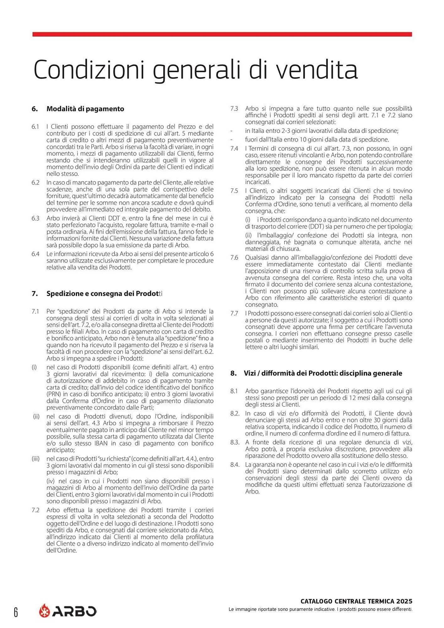 Volantino Arbo da 8 aprile a 31 dicembre di 2025 - Pagina del volantino 6