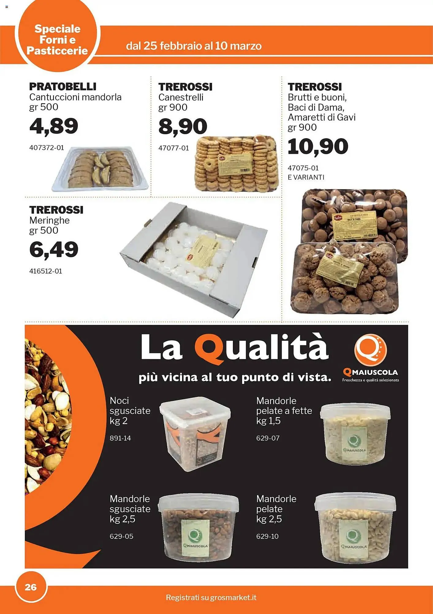 Volantino GrosMarket da 25 febbraio a 10 marzo di 2026 - Pagina del volantino 26