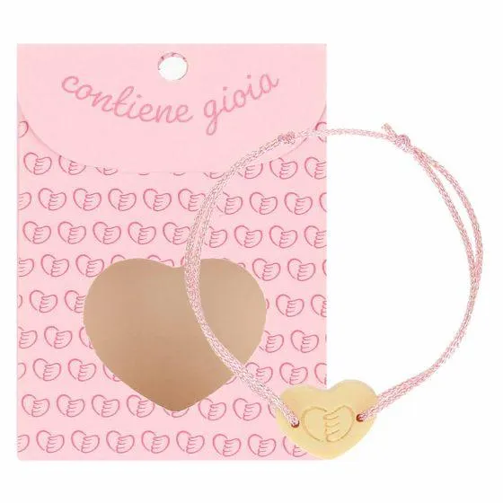 Cerimonia Solidale - scatolina rosa con Filo d'Amore