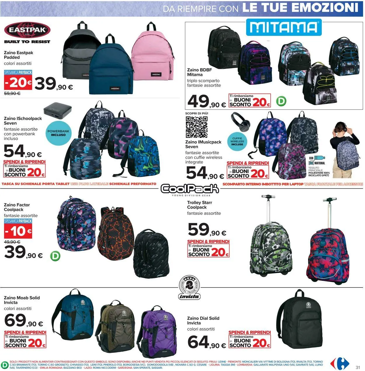 Carrefour Volantino attuale da 5 settembre a 14 settembre di 2025 - Pagina del volantino 31