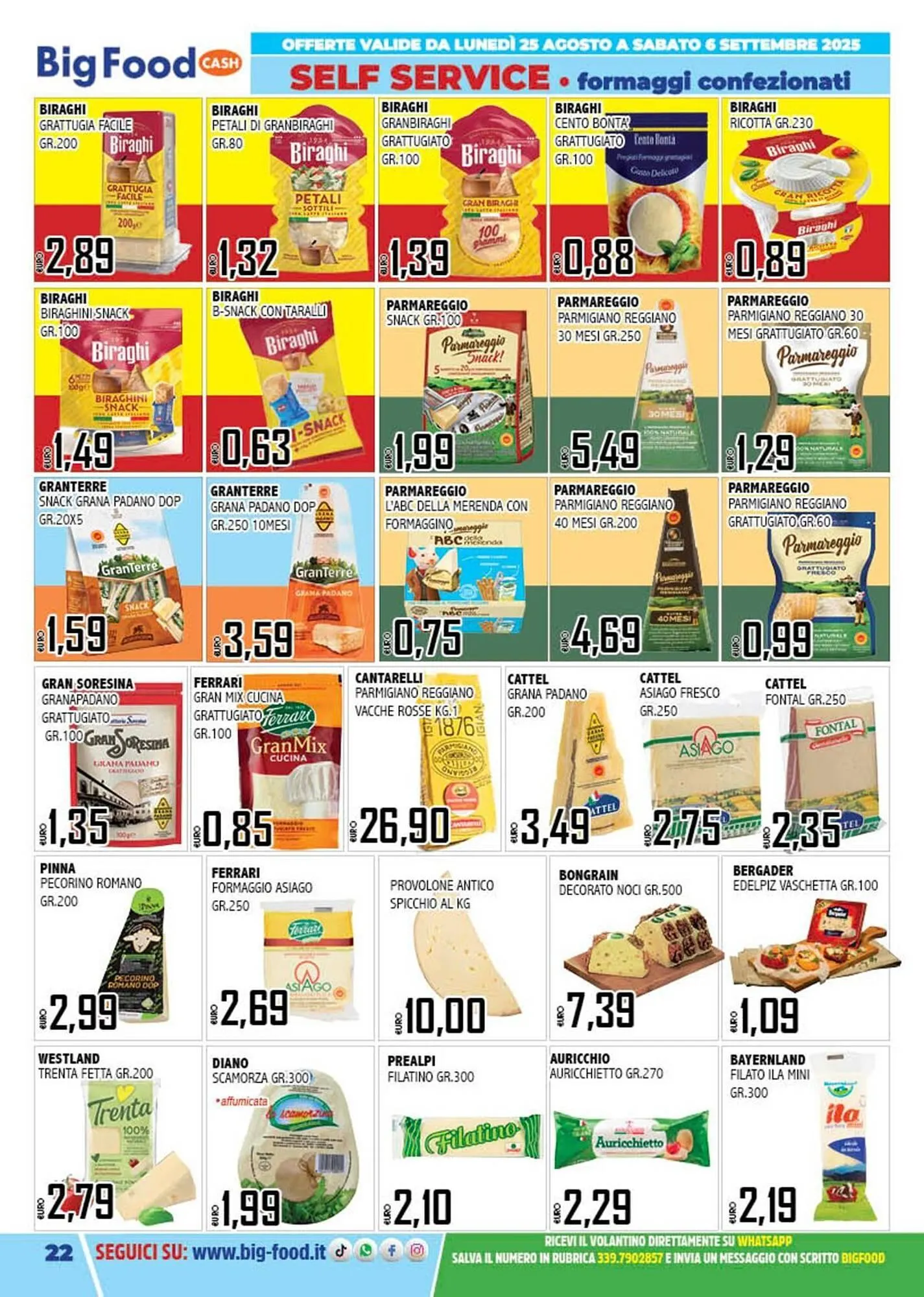 Volantino Big Food da 25 agosto a 6 settembre di 2025 - Pagina del volantino 22