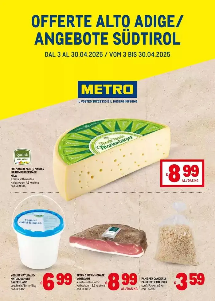 Offerte Alto Adige da 3 aprile a 30 aprile di 2025 - Pagina del volantino 1