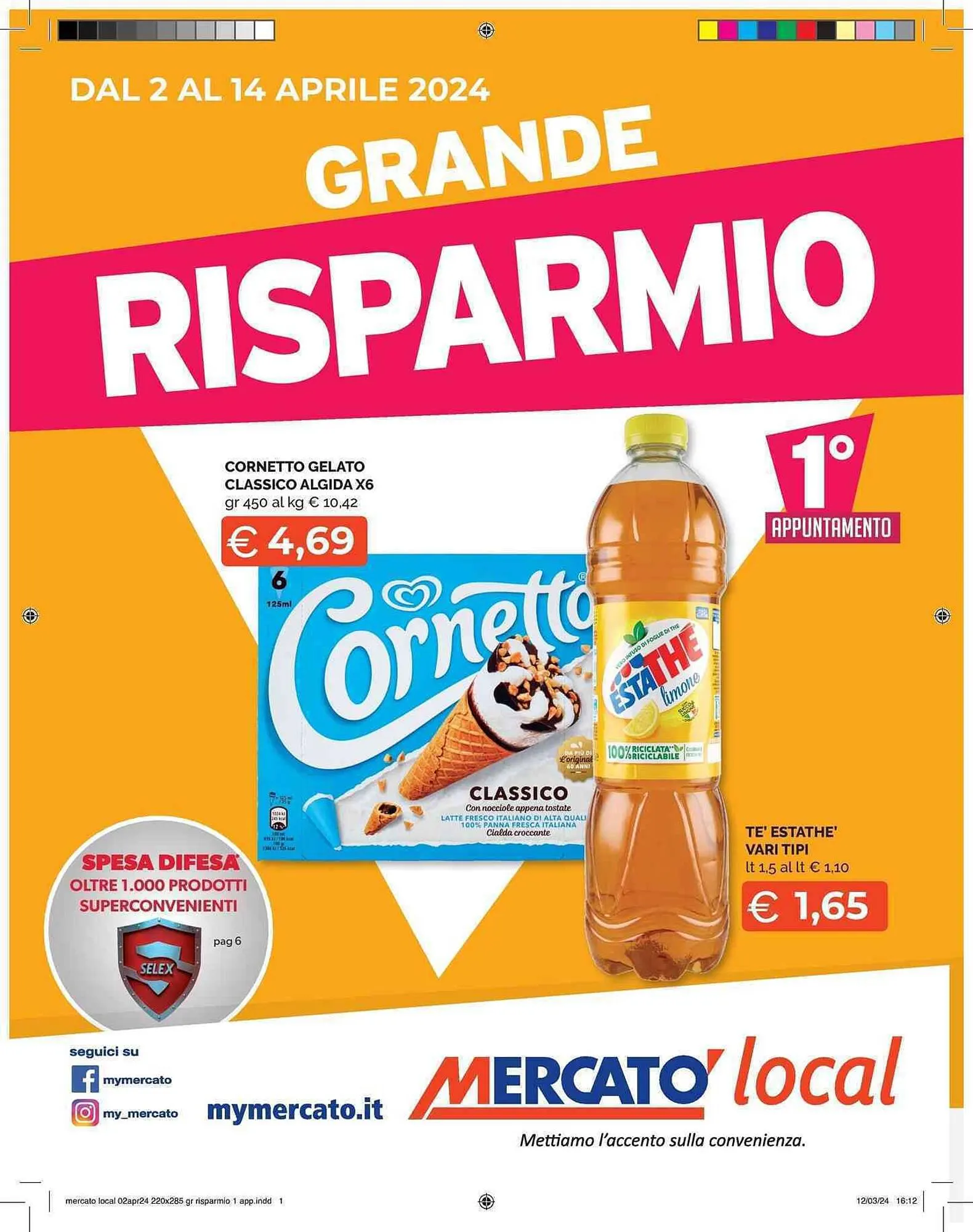 Volantino Mercatò Local da 2 aprile a 14 aprile di 2024 - Pagina del volantino 1