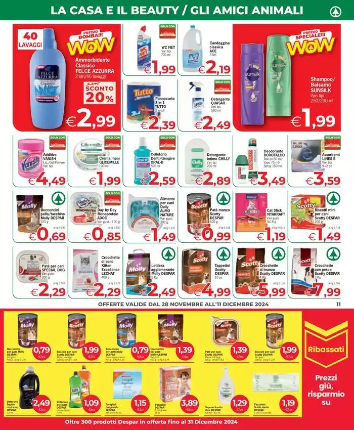 Sottocosto da 28 novembre a 7 dicembre di 2024 - Pagina del volantino 11