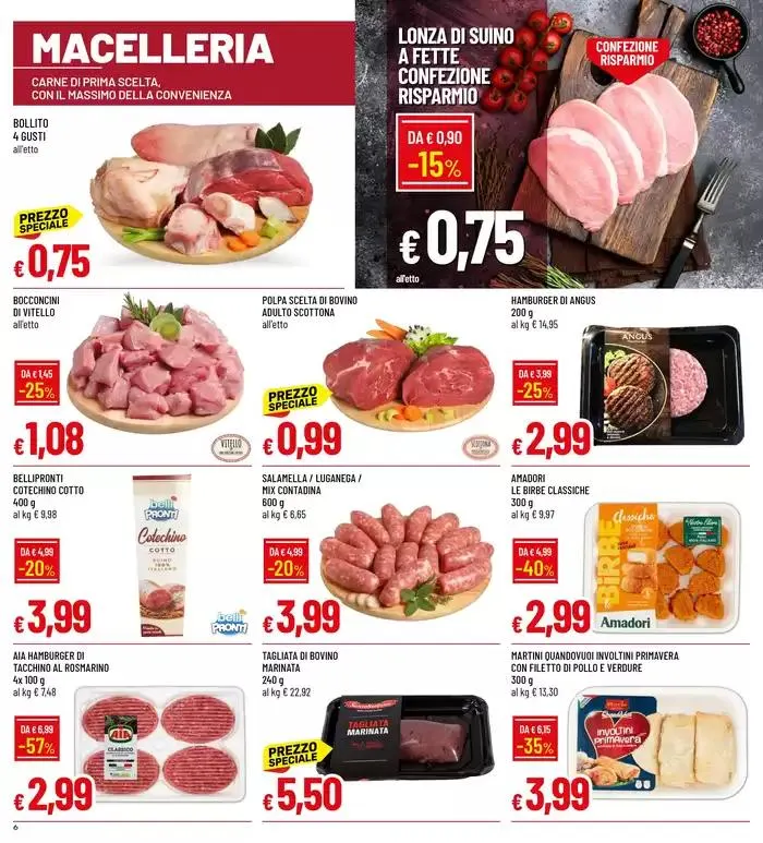 GRANDI MARCHE A PICCOLI PREZZI da 28 ottobre a 10 novembre di 2024 - Pagina del volantino 6