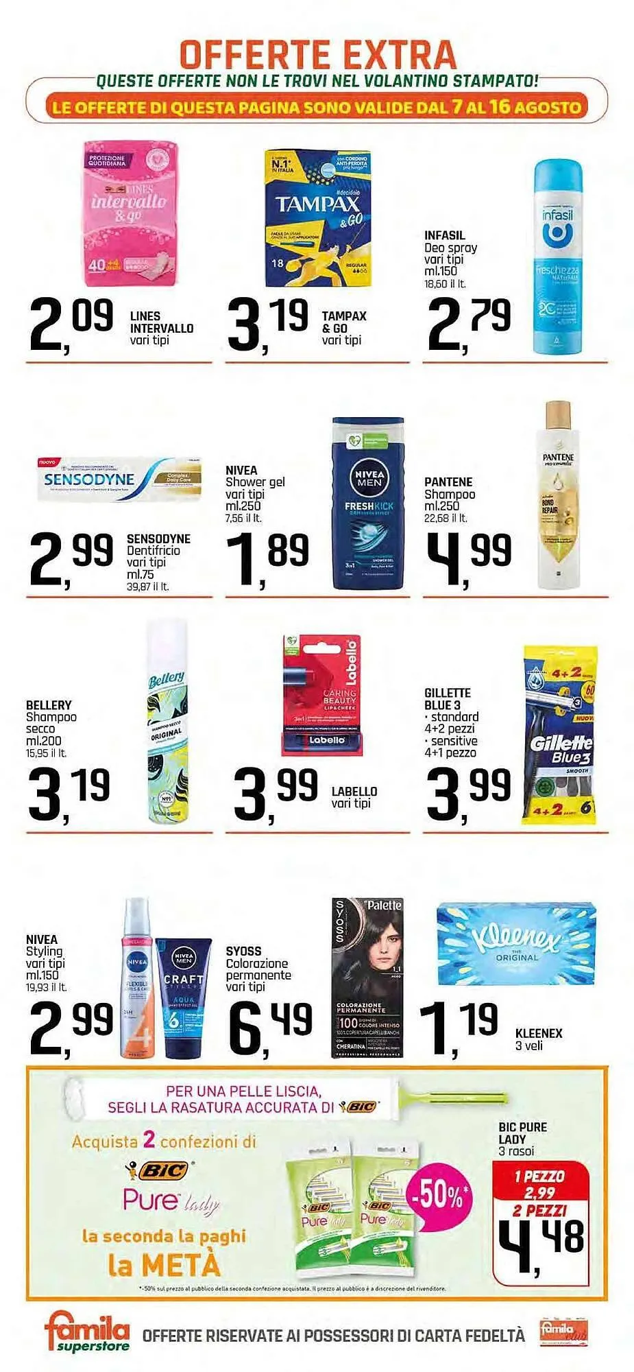 Volantino Famila Superstore da 7 agosto a 16 agosto di 2025 - Pagina del volantino 26