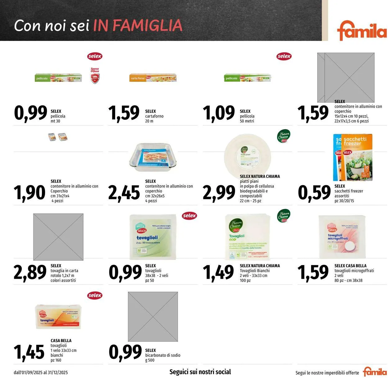 Famila Volantino attuale da 1 settembre a 31 dicembre di 2025 - Pagina del volantino 15
