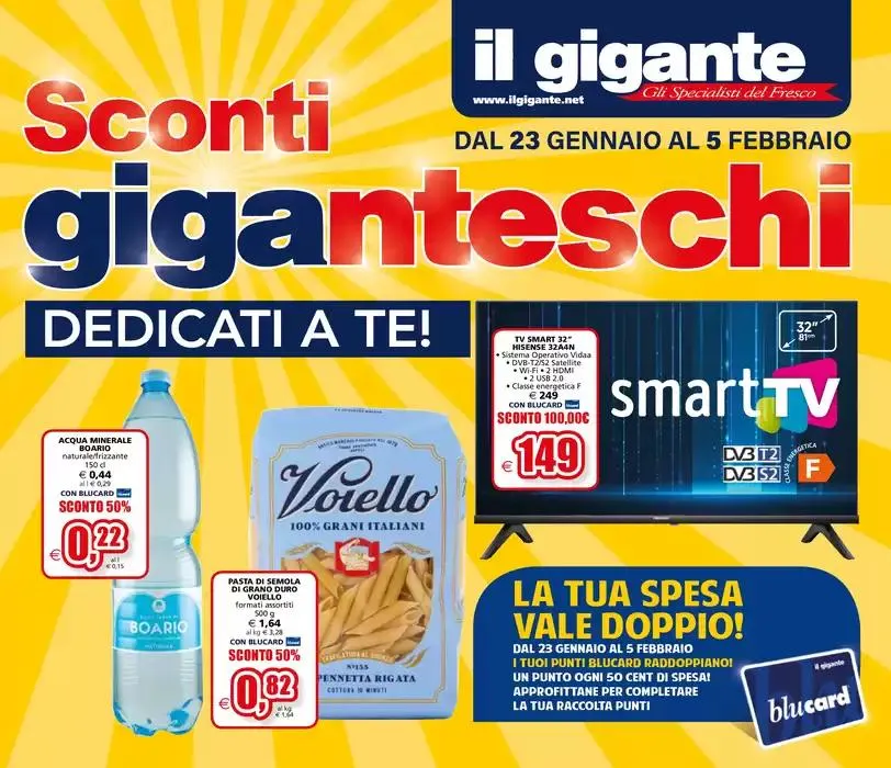 Sconti giganteschi da 23 gennaio a 5 febbraio di 2025 - Pagina del volantino 1