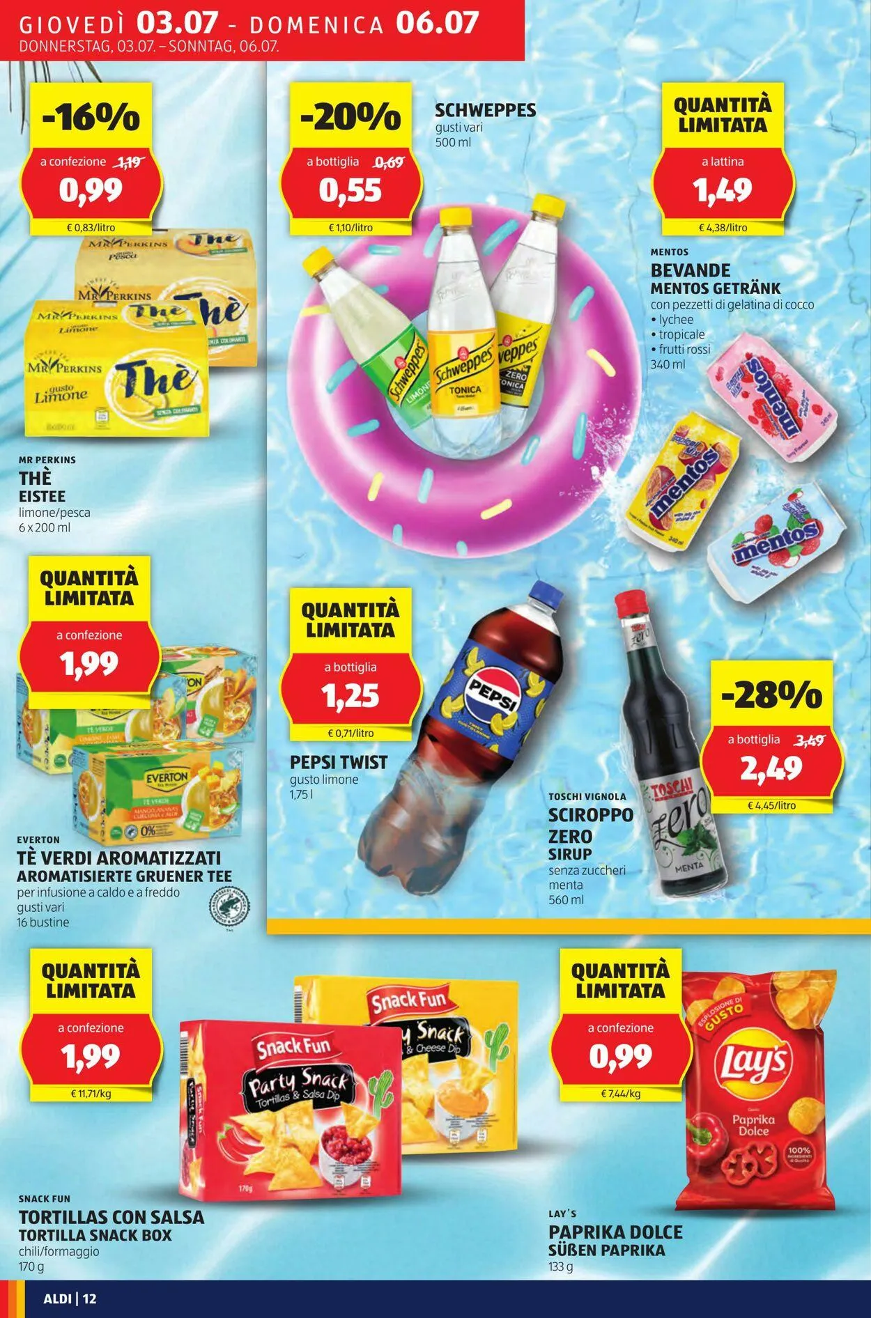 Aldi Volantino attuale da 29 giugno a 13 luglio di 2025 - Pagina del volantino 12