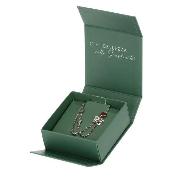 Collana due catene con farfalla Leyla