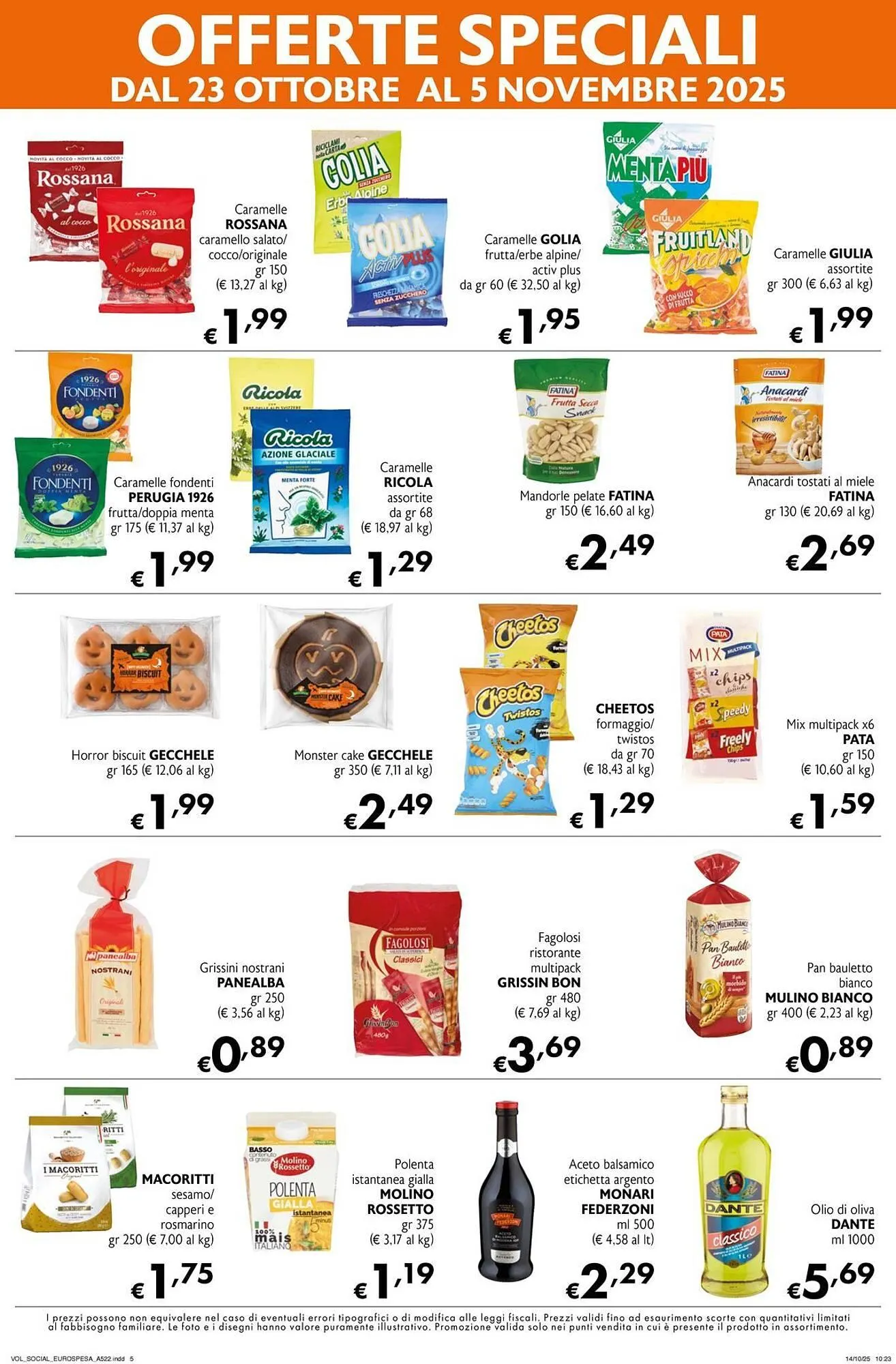 Volantino Eurospesa da 23 ottobre a 5 novembre di 2025 - Pagina del volantino 5
