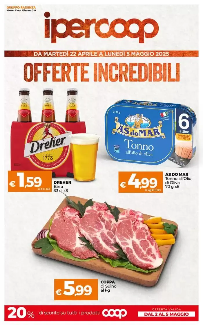 Gli incredibili da 22 aprile a 5 maggio di 2025 - Pagina del volantino 1