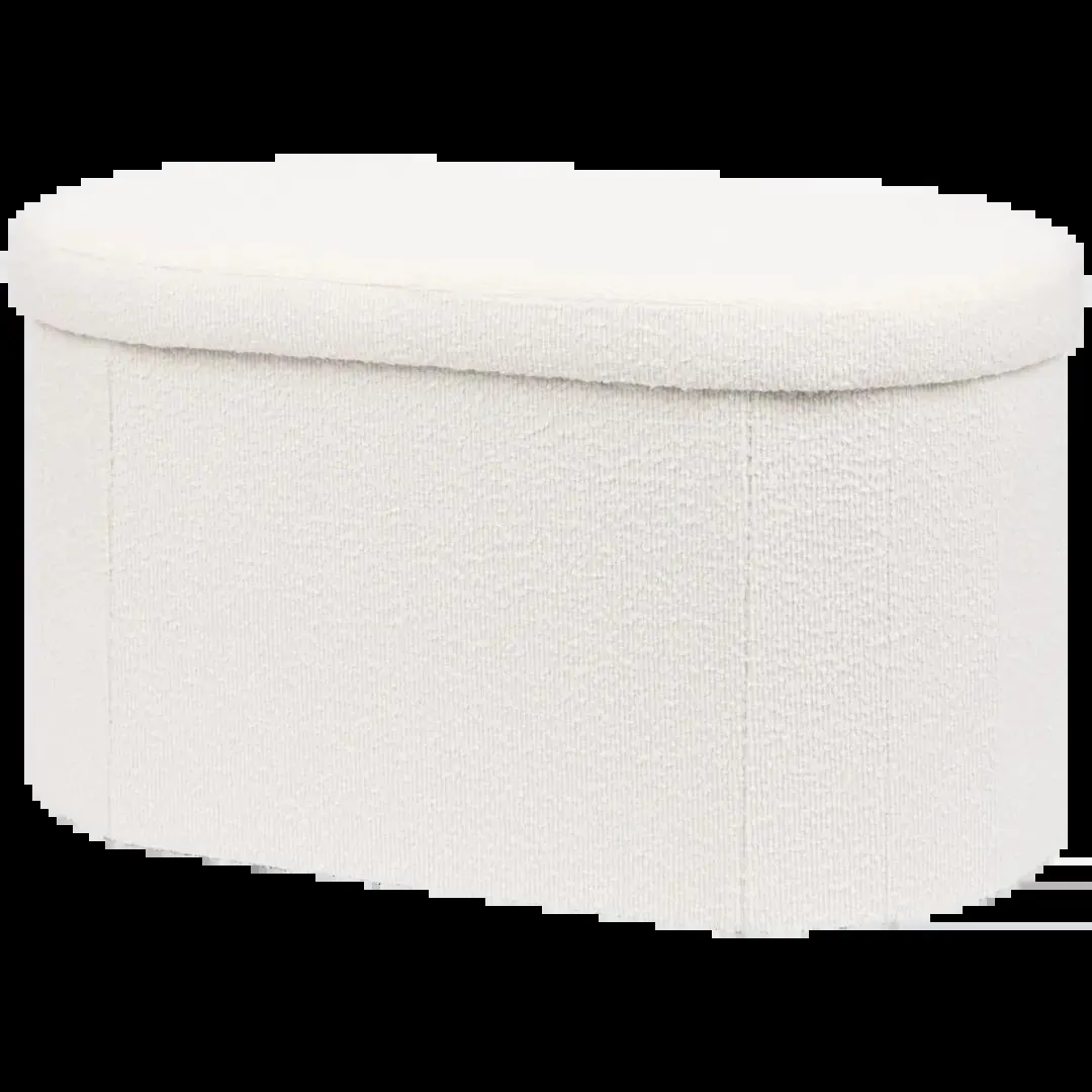 Puff contenitore in peluche