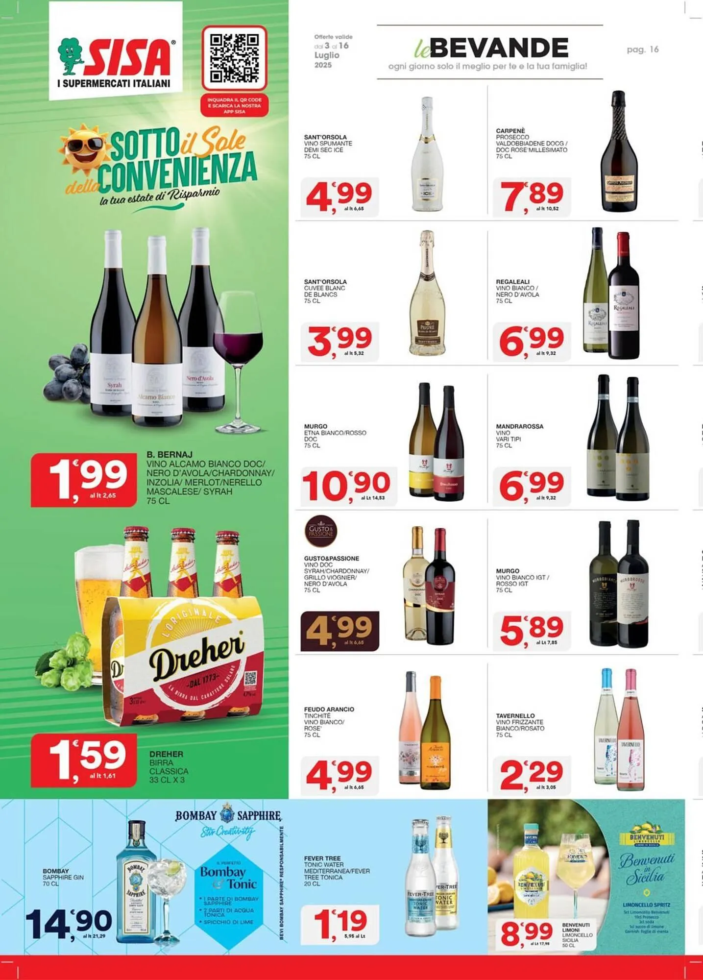 Volantino Sisa da 3 luglio a 16 luglio di 2025 - Pagina del volantino 16