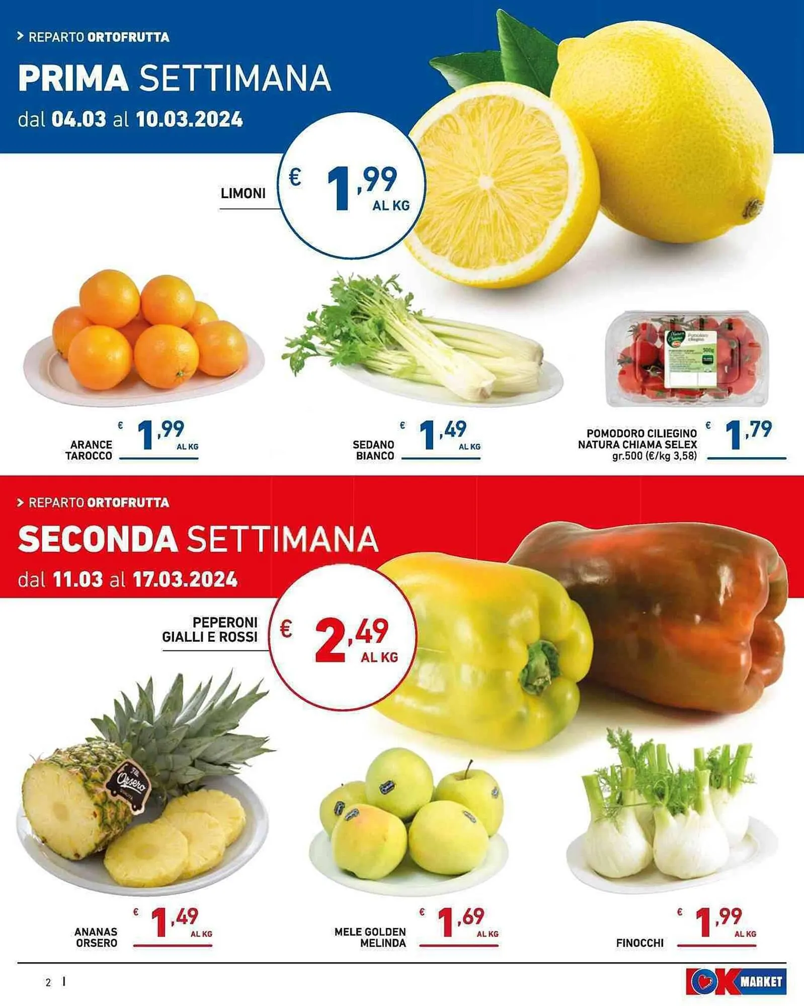Volantino Ok Market da 4 marzo a 17 marzo di 2024 - Pagina del volantino 2