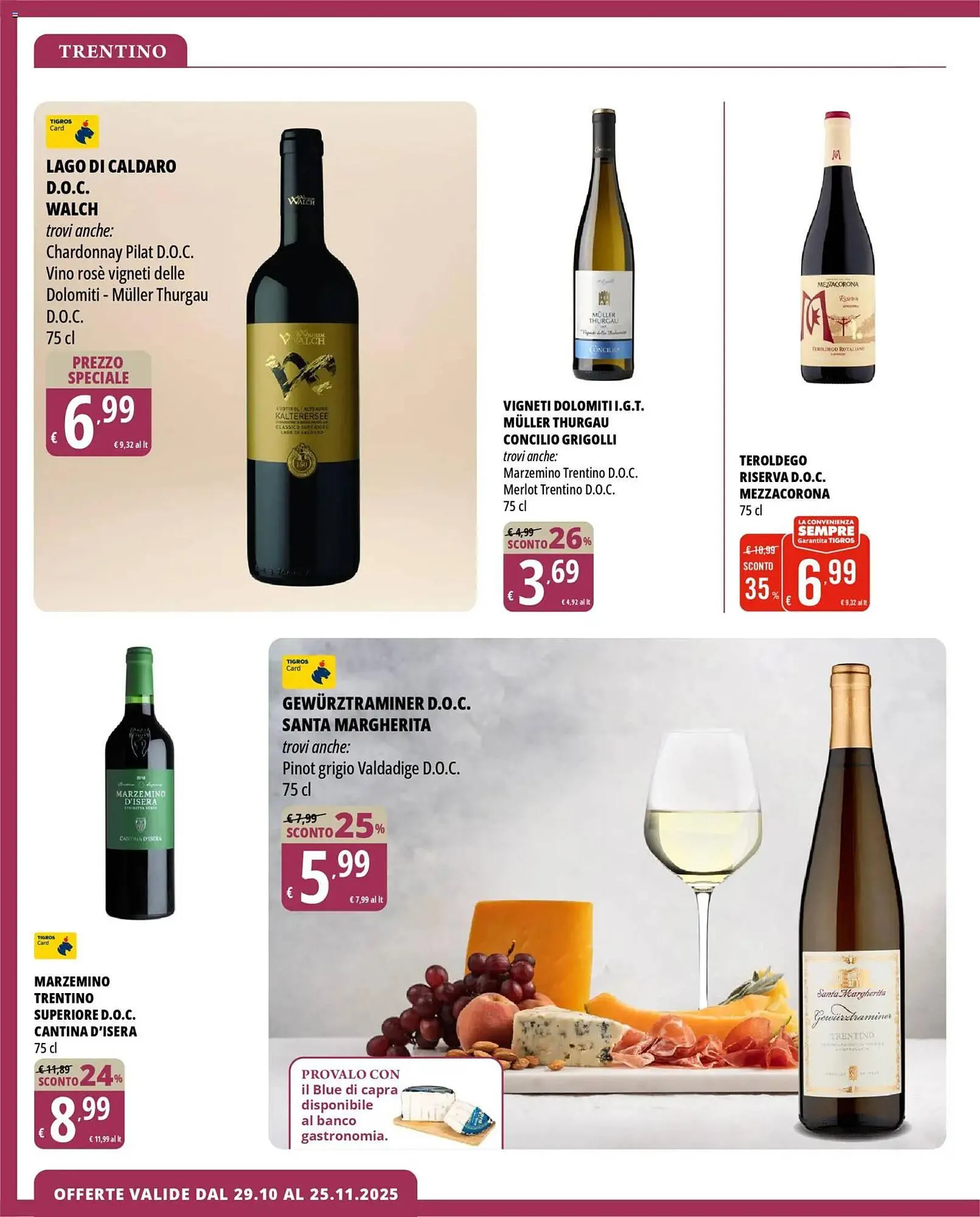 Volantino Tigros da 29 ottobre a 25 novembre di 2025 - Pagina del volantino 6