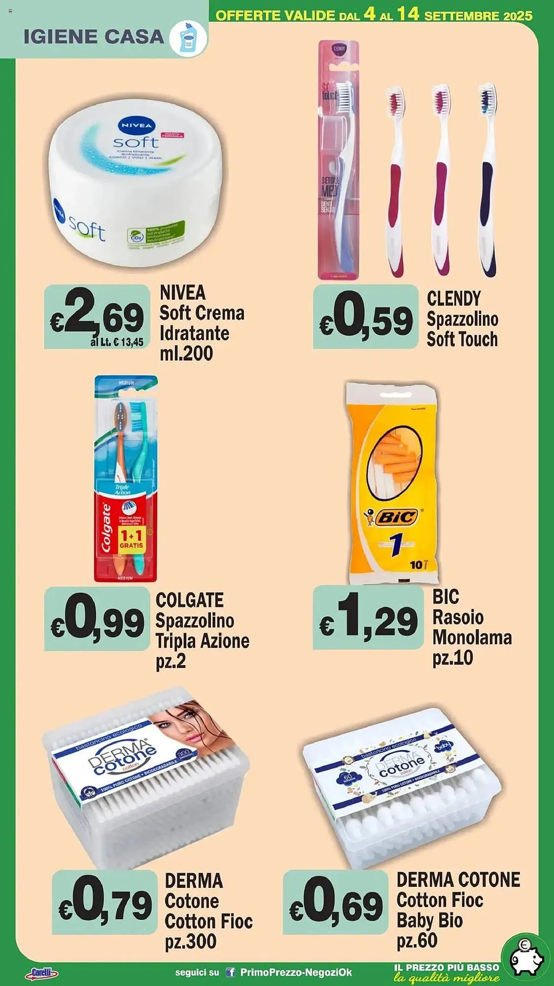 Volantino Primo Prezzo da 4 settembre a 14 settembre di 2025 - Pagina del volantino 22