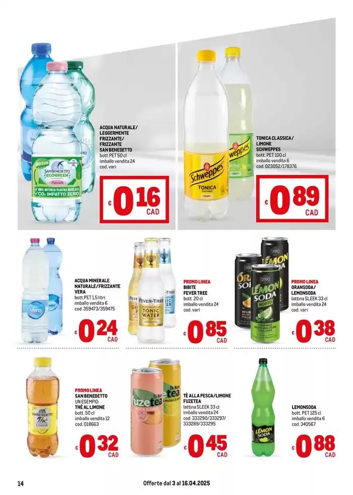 Offerte per te -Area 4 da 7 aprile a 16 aprile di 2025 - Pagina del volantino 14