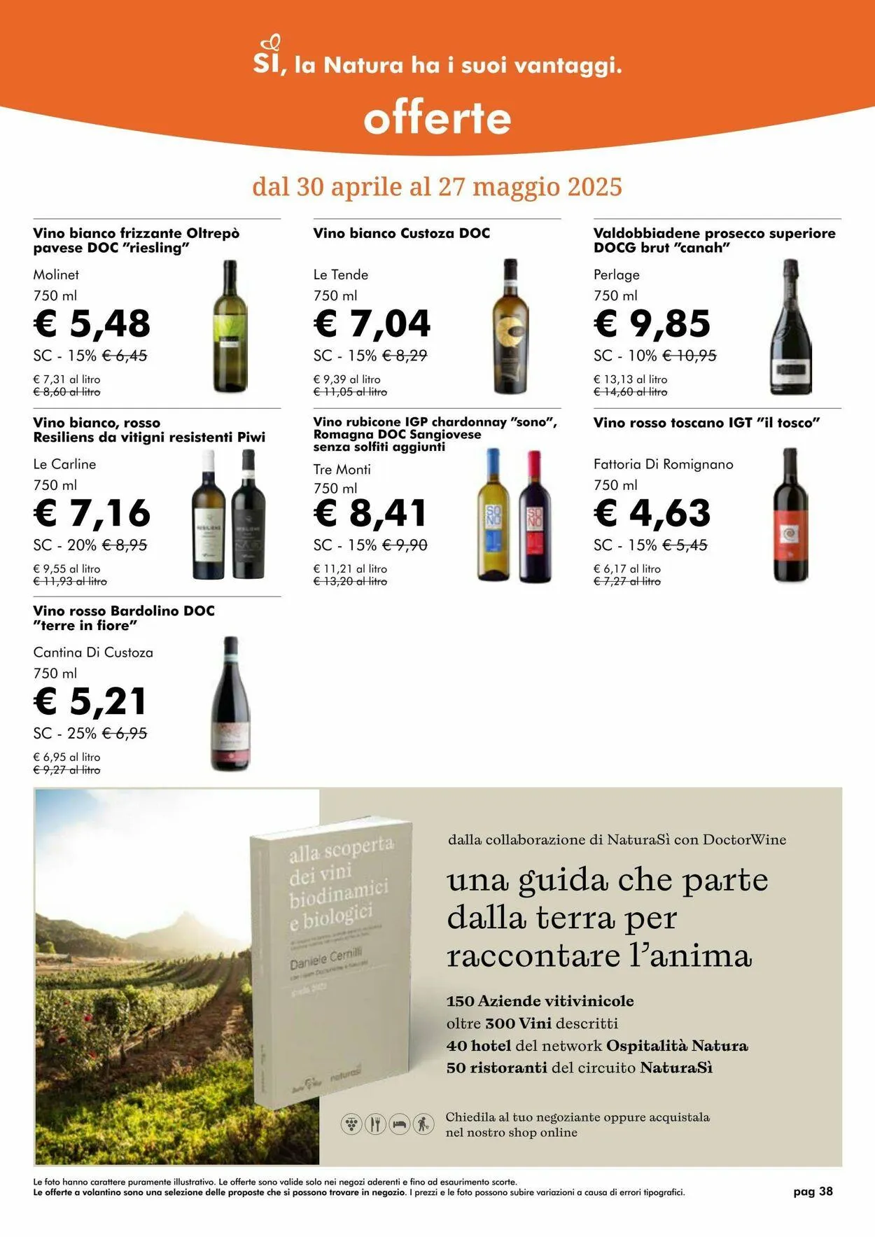 Natura Sì Volantino attuale da 24 giugno a 8 luglio di 2025 - Pagina del volantino 38