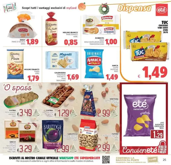 Qualita a prezzo bloccato da 10 dicembre a 26 dicembre di 2024 - Pagina del volantino 25