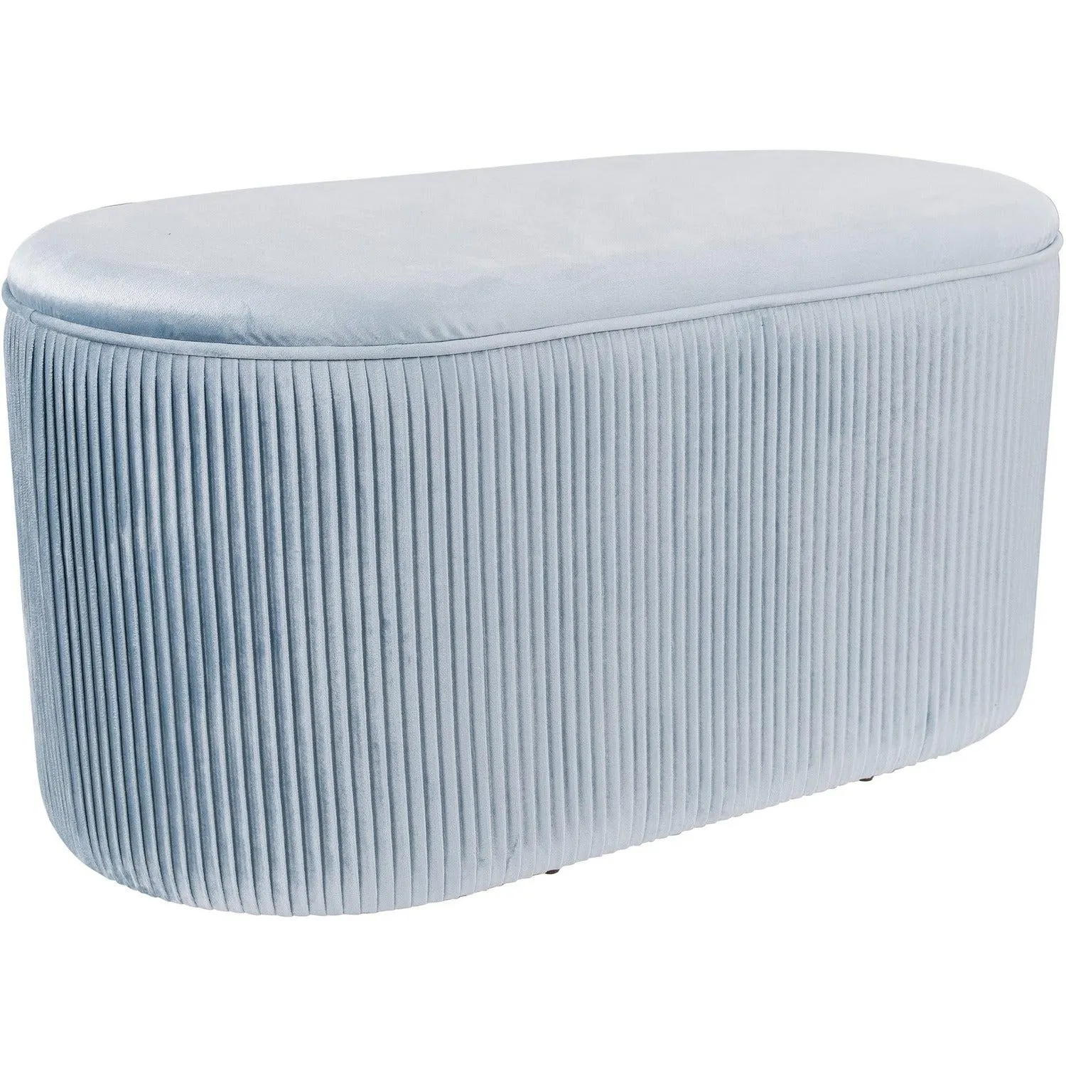 Cassapanca contenitore in velluto grigio Arhis