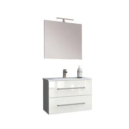 Composizione bagno 75x46 cm bianco