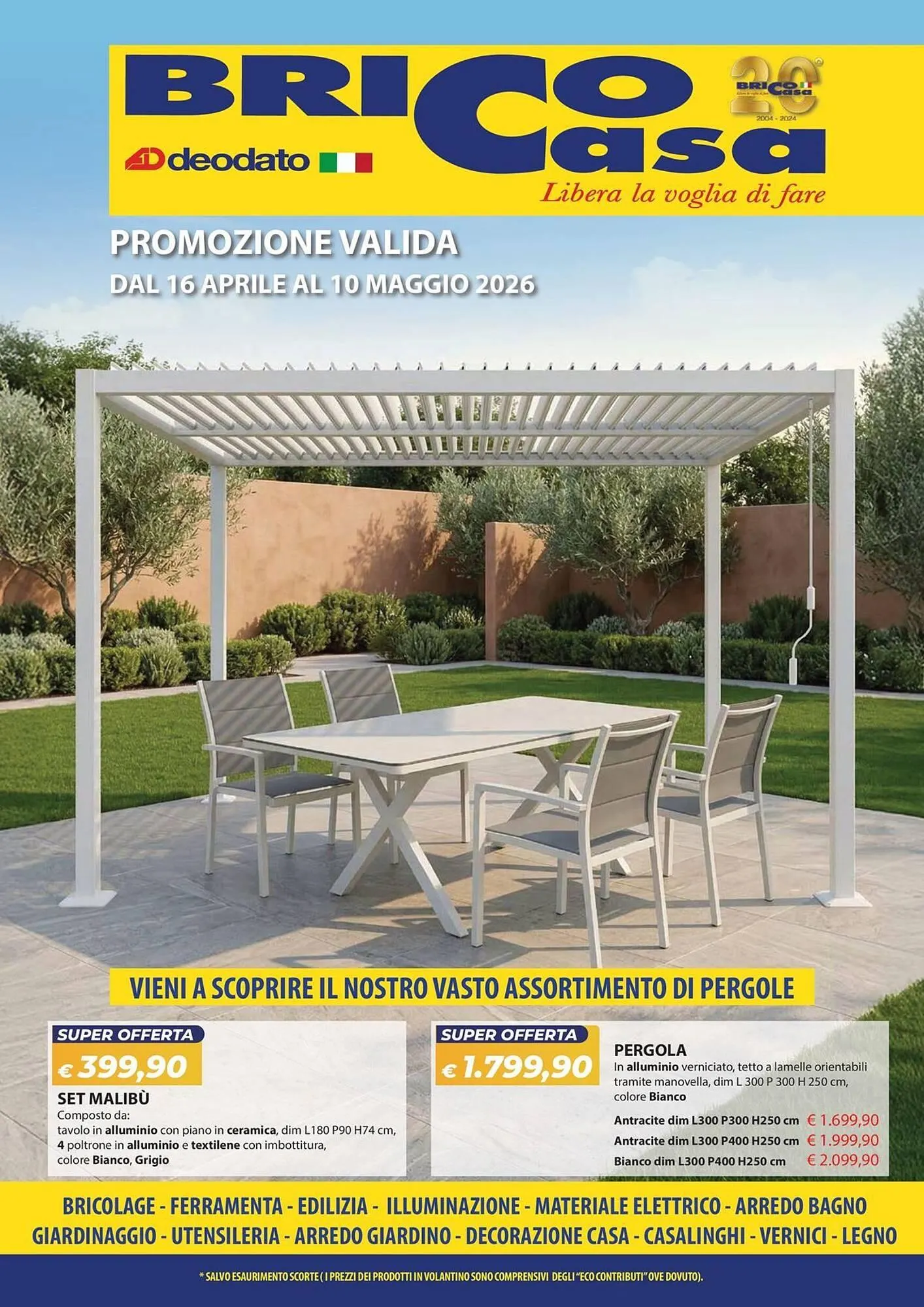 Volantino Bricocasa da 16 aprile a 10 maggio di 2026 - Pagina del volantino 1