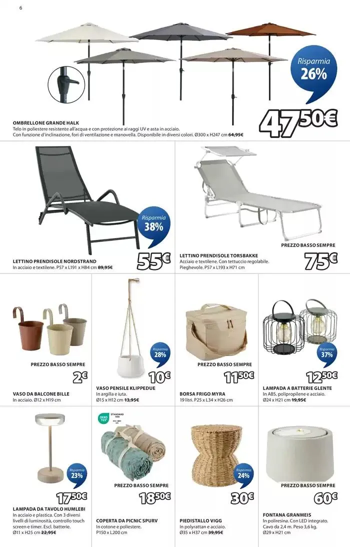 Una grande offerta per il tuo giardino da 1 maggio a 31 maggio di 2025 - Pagina del volantino 6
