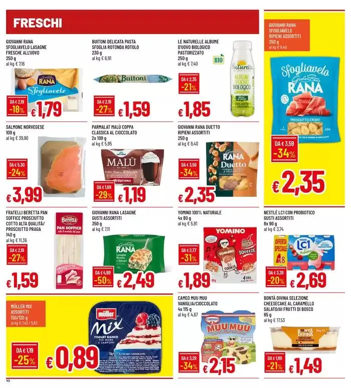 Grandi marche a piccoli prezzi  da 9 gennaio a 22 gennaio di 2025 - Pagina del volantino 10