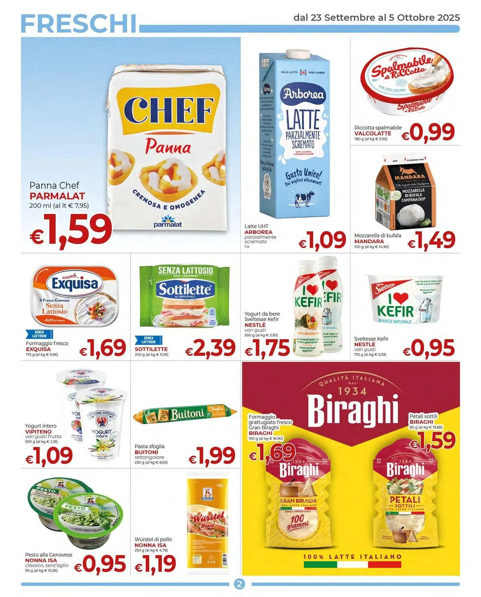 Volantino Supermercati Nonna Isa da 23 settembre a 5 ottobre di 2025 - Pagina del volantino 2