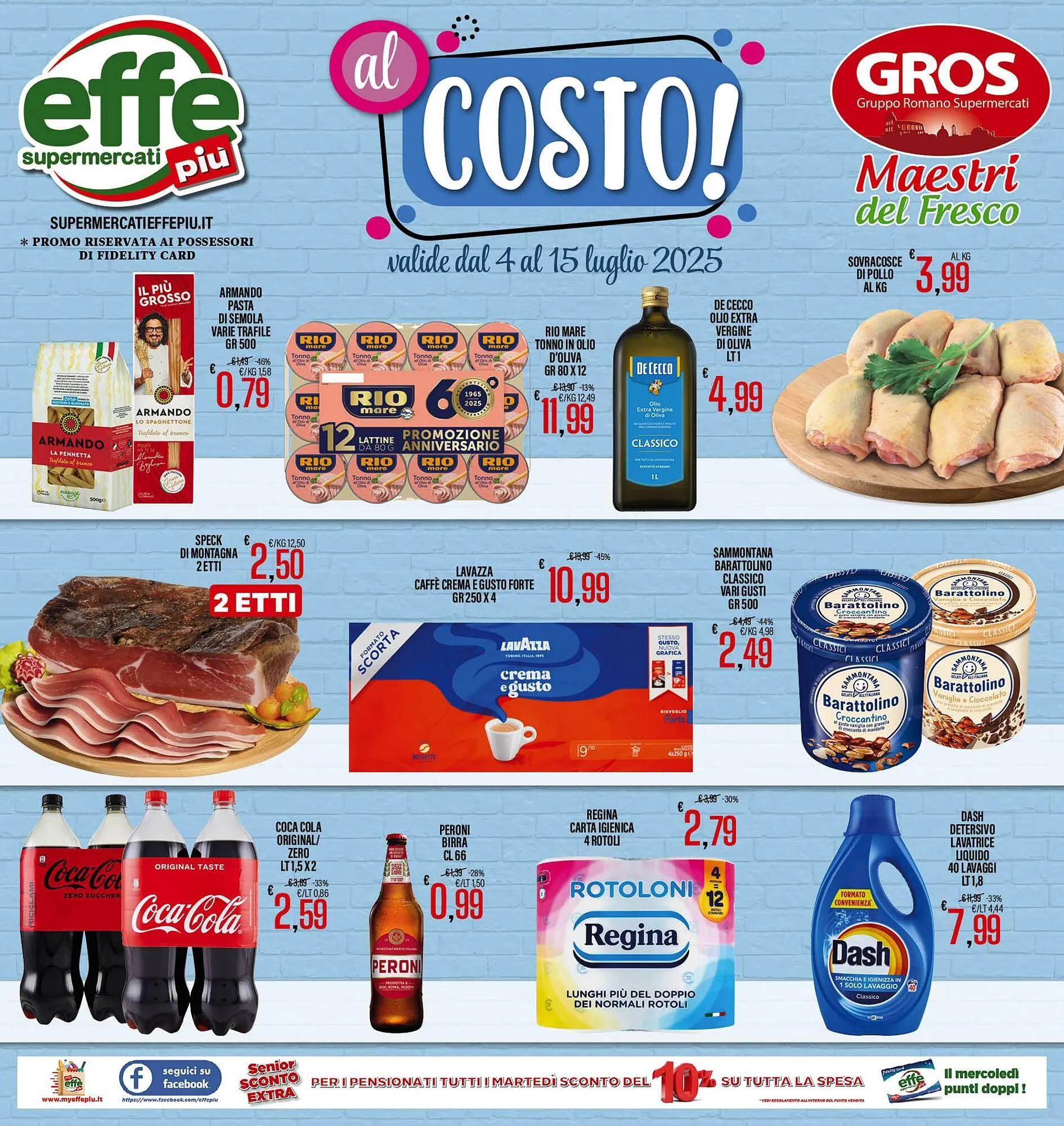 Volantino Supermercati EffePiù da 4 luglio a 15 luglio di 2025 - Pagina del volantino 1