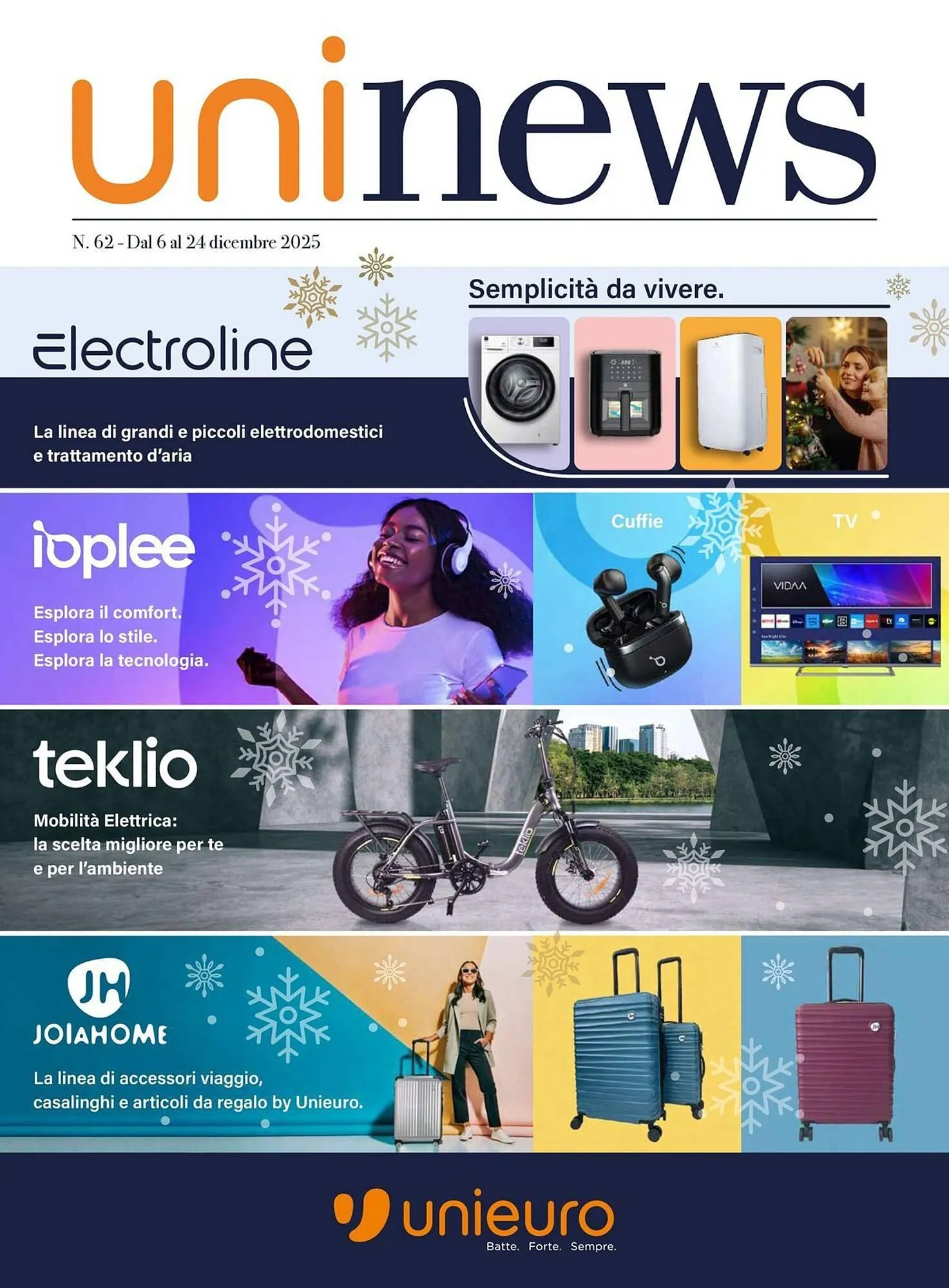 Volantino Unieuro da 6 dicembre a 24 dicembre di 2025 - Pagina del volantino 1