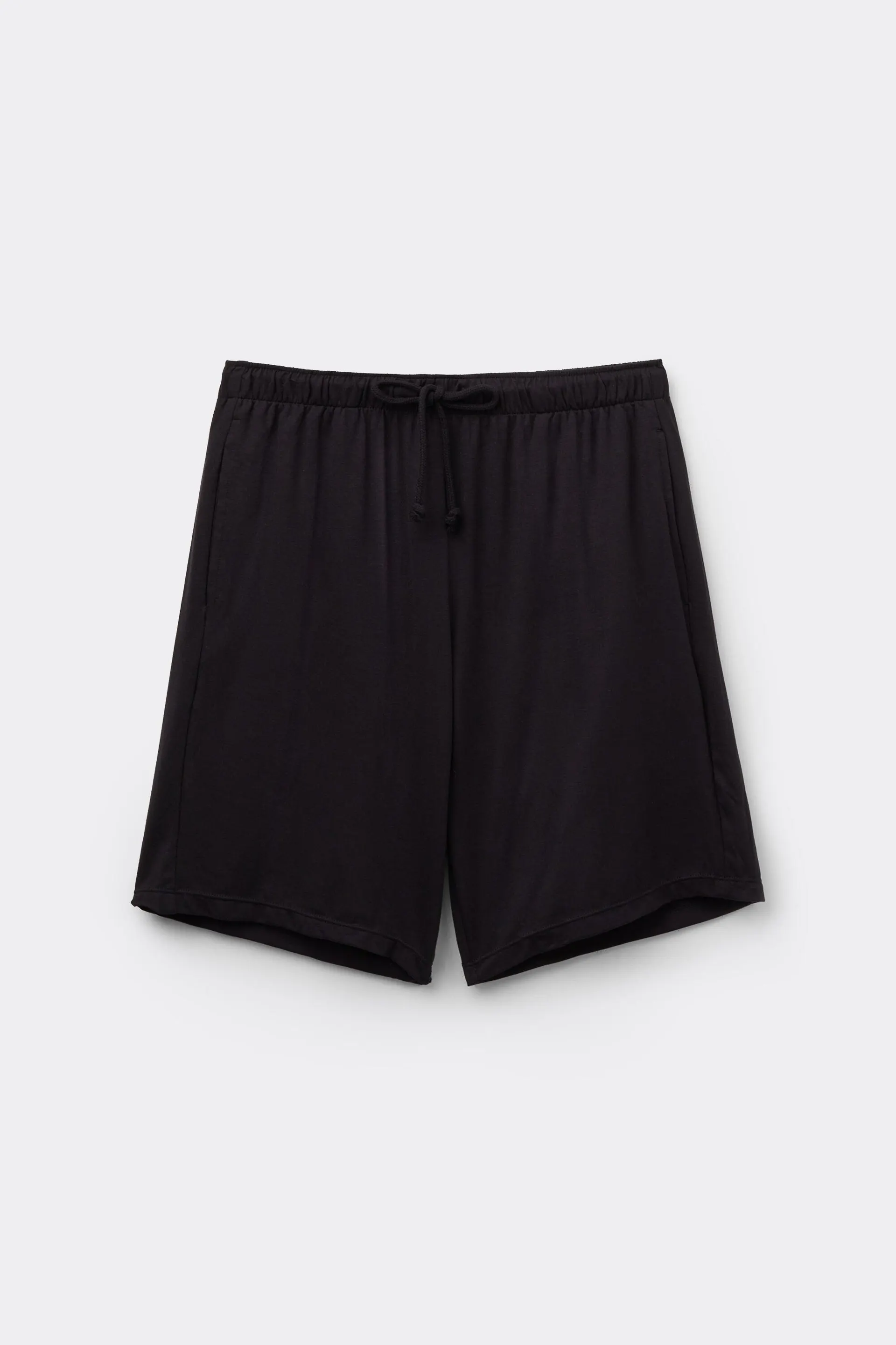 Pantaloncini Corti Viscosa con Tasche e Coulisse