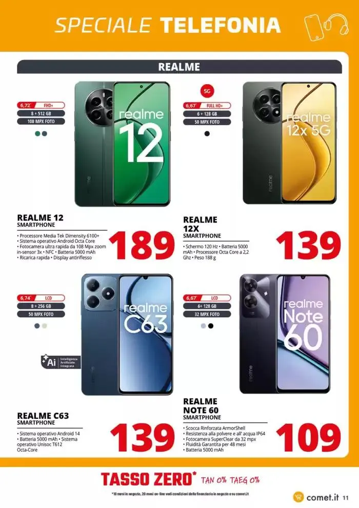 Speciale Telefonia da Comet! da 3 aprile a 16 aprile di 2025 - Pagina del volantino 11