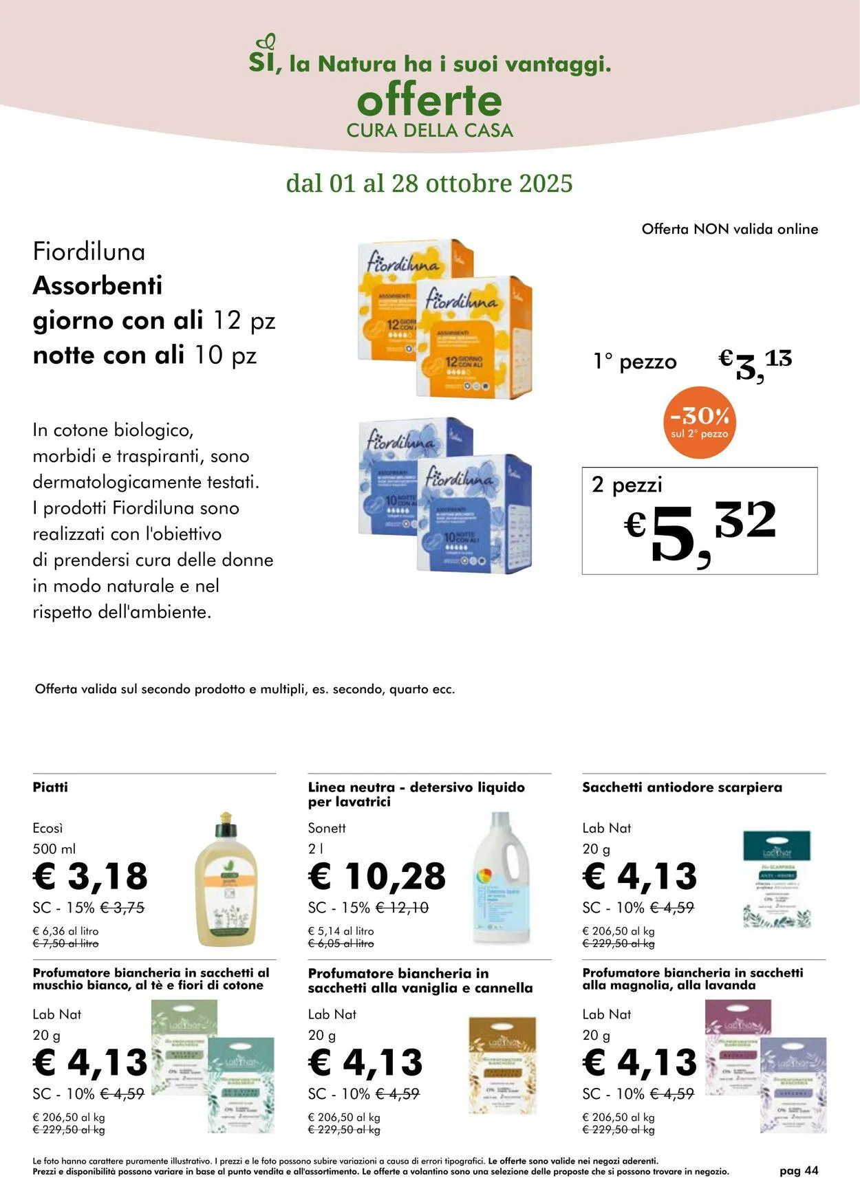 Natura Sì Volantino attuale da 23 ottobre a 6 novembre di 2025 - Pagina del volantino 44