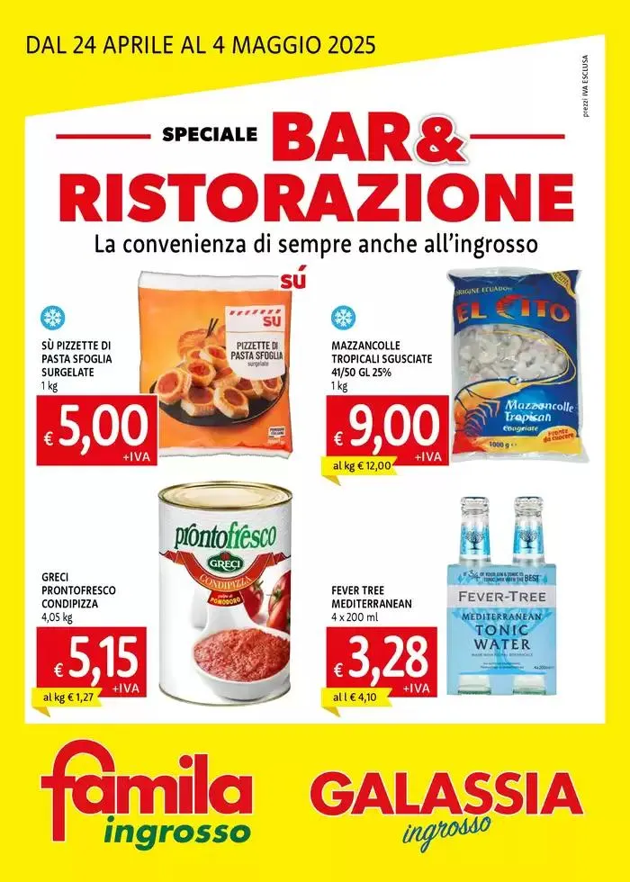 SPECIALE BAR & RISTORAZIONE da 24 aprile a 4 maggio di 2025 - Pagina del volantino 1