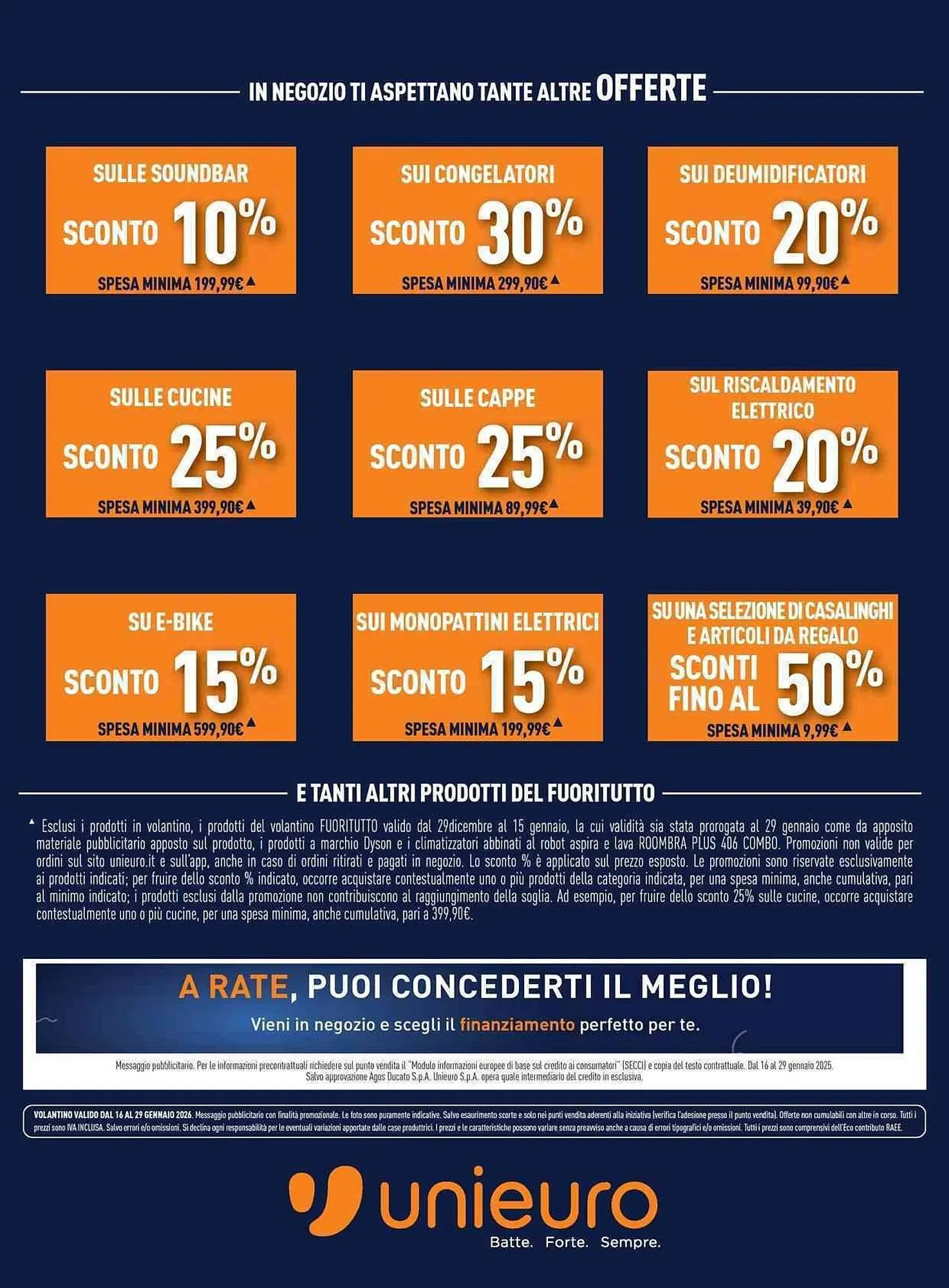 Volantino Unieuro da 16 gennaio a 29 gennaio di 2026 - Pagina del volantino 31