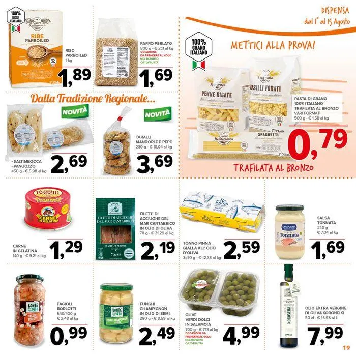 Sconti 30%40%50% da 1 agosto a 15 agosto di 2024 - Pagina del volantino 19