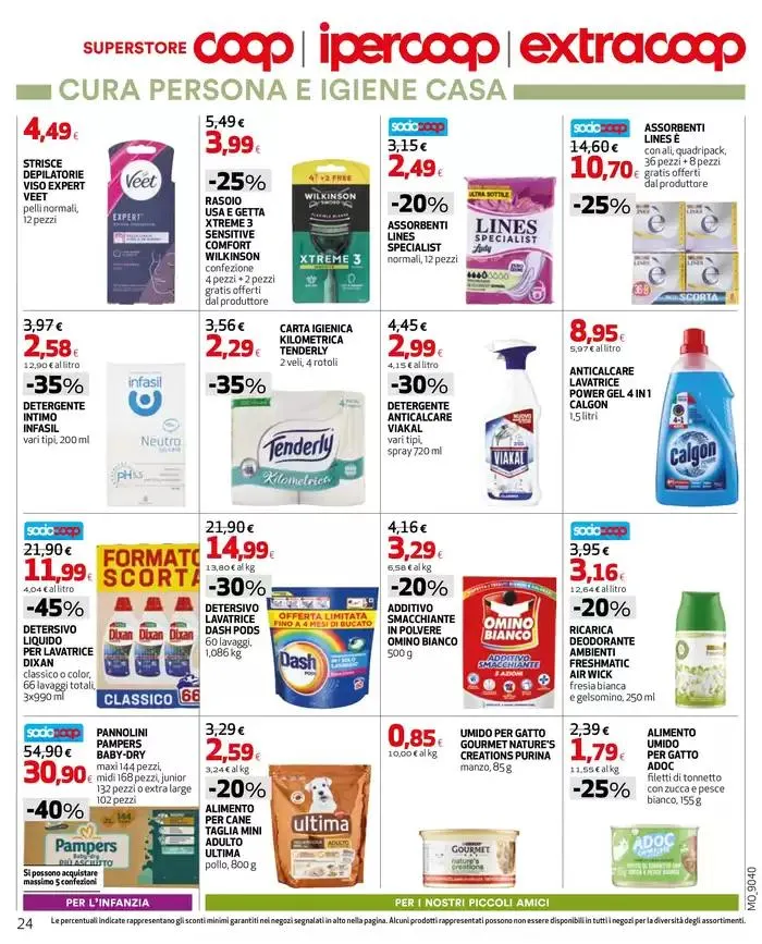 -25% su prodotti della linea da 27 marzo a 9 aprile di 2025 - Pagina del volantino 24
