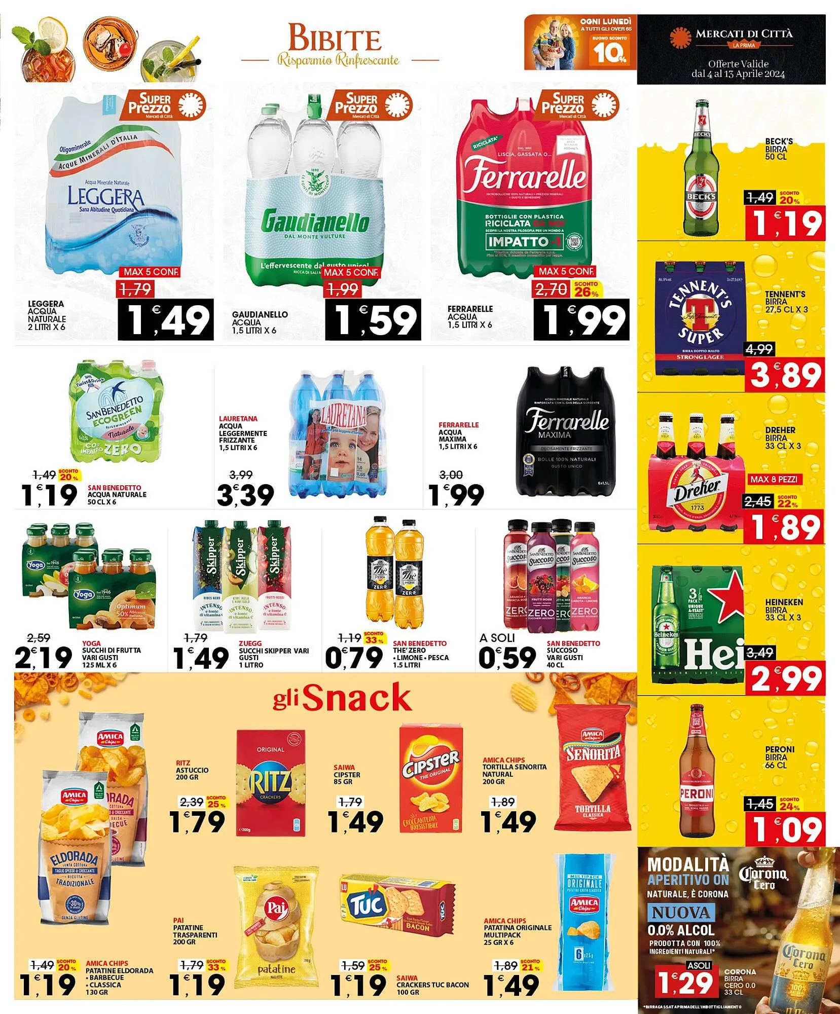 Volantino Mercati di Città La Prima da 4 aprile a 13 aprile di 2024 - Pagina del volantino 21