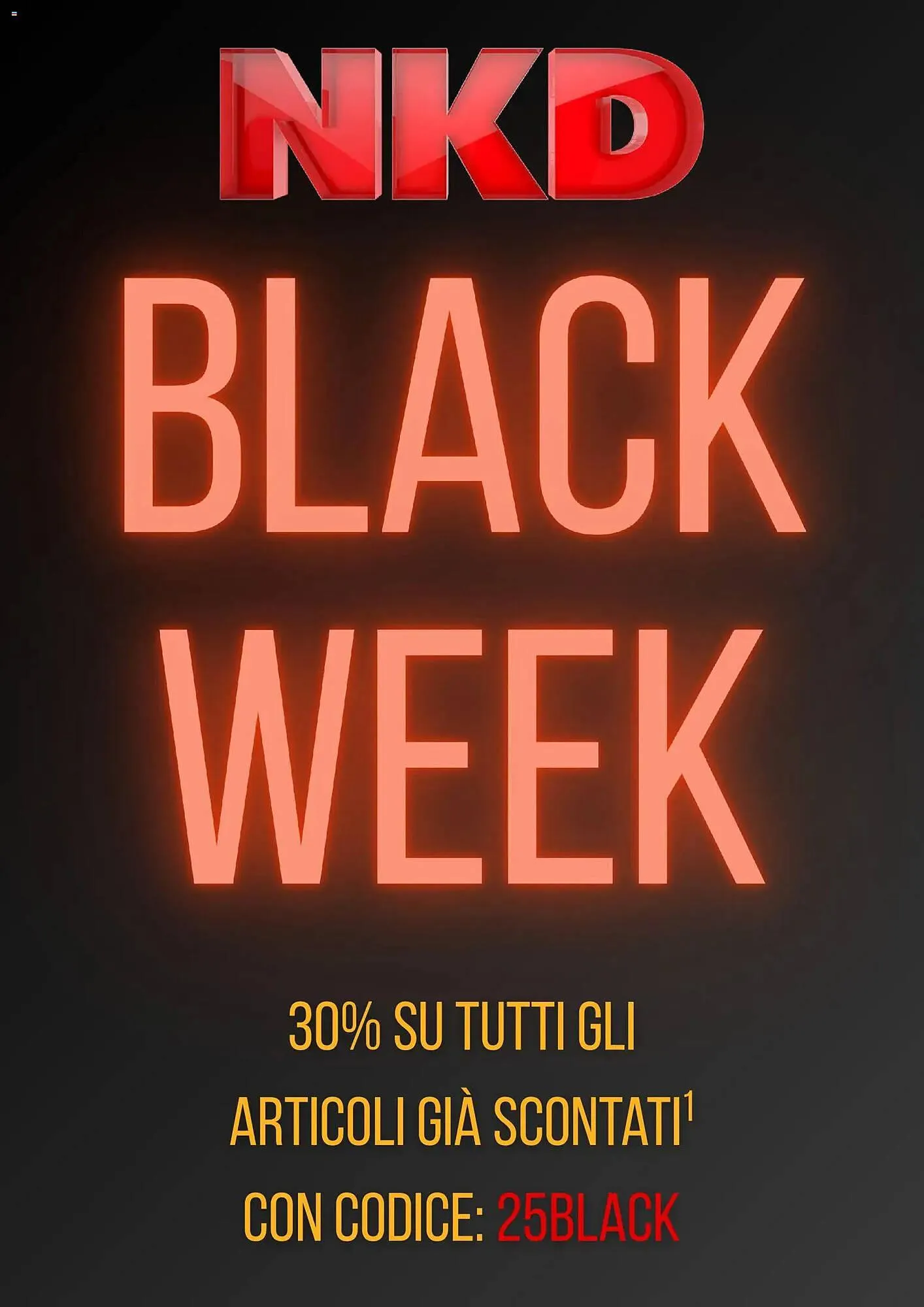 Volantino NKD da 24 novembre a 30 novembre di 2025 - Pagina del volantino 1