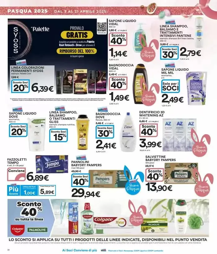 40 prodotti al 40% di sconto da 7 aprile a 21 aprile di 2025 - Pagina del volantino 24