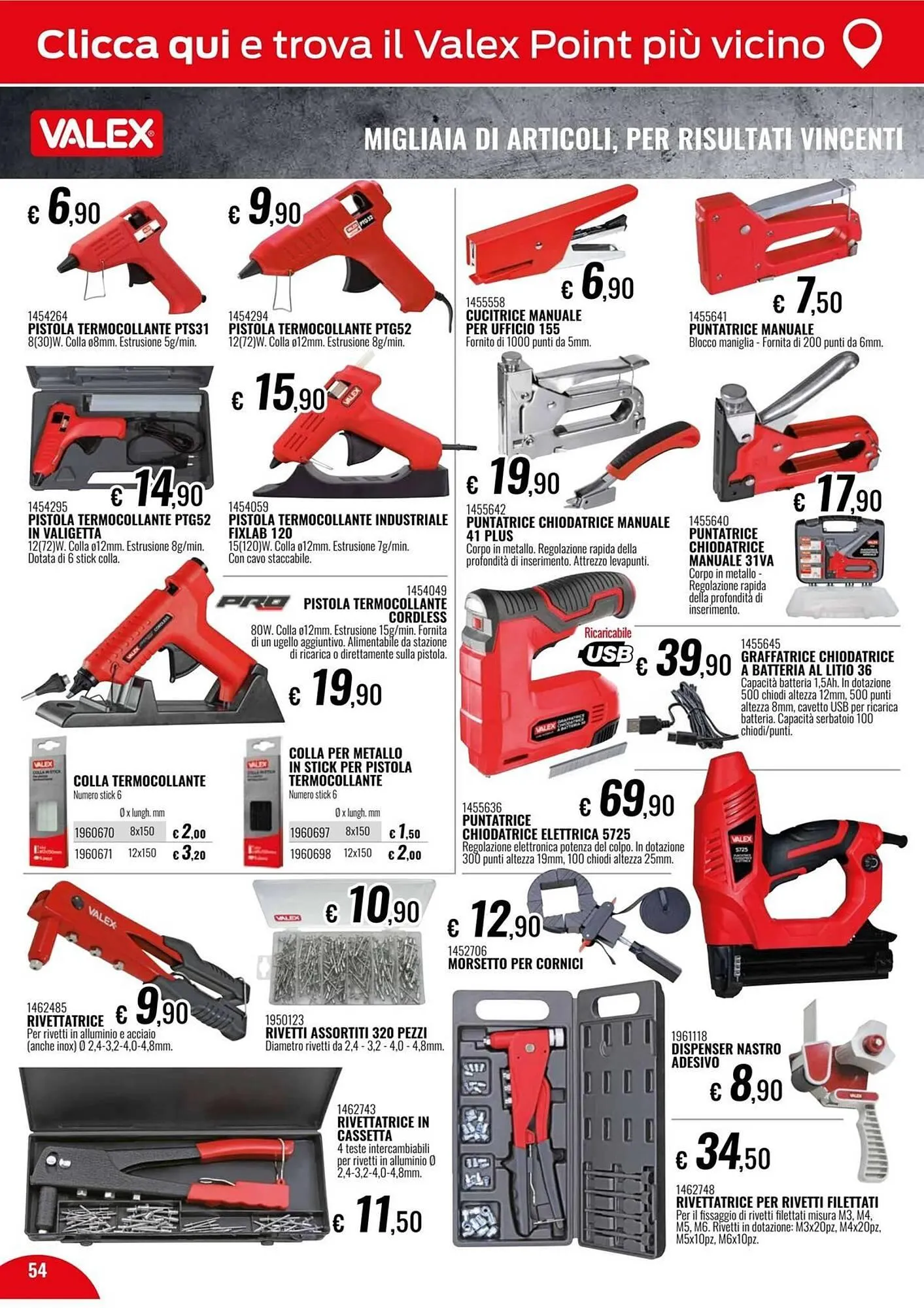 Volantino Valex da 5 marzo a 31 dicembre di 2025 - Pagina del volantino 54