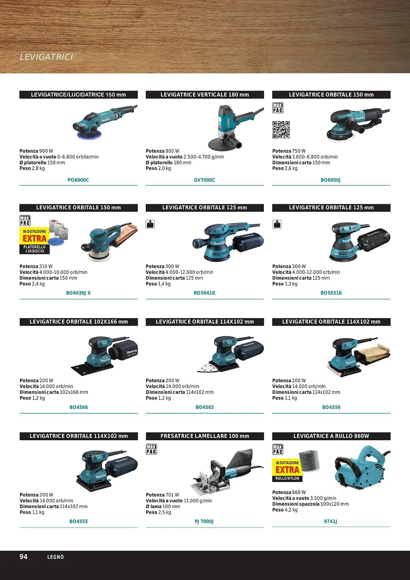 Volantino Makita da 1 ottobre a 31 marzo di 2024 - Pagina del volantino 96
