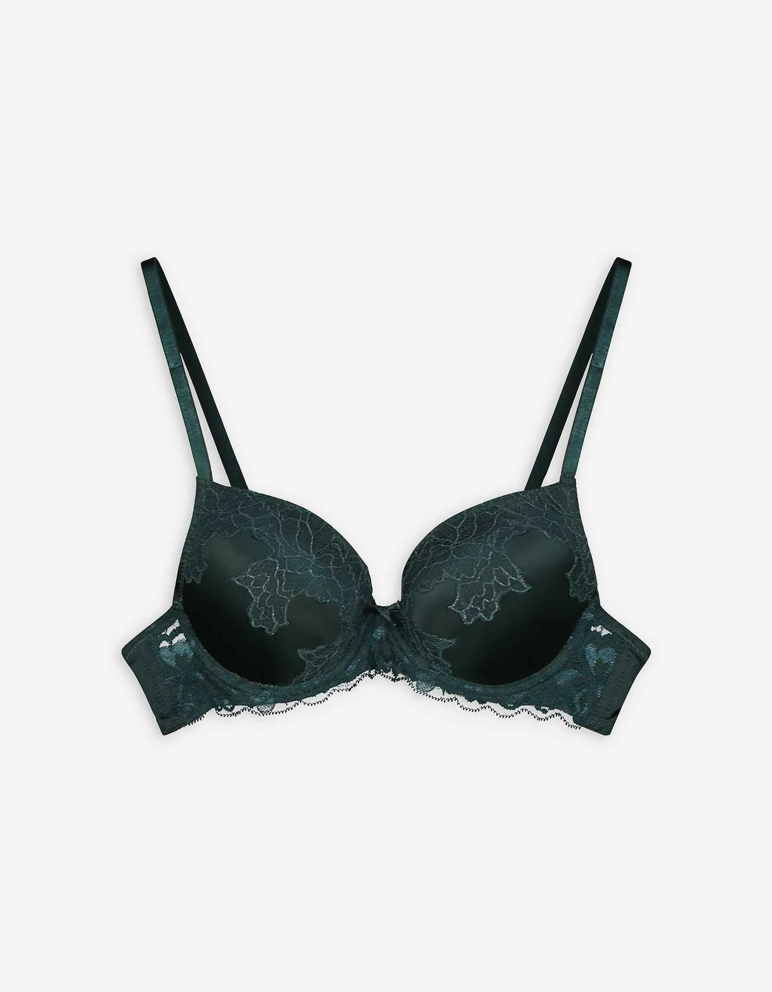 Reggiseno t-shirt - con ferretto - verde scuro